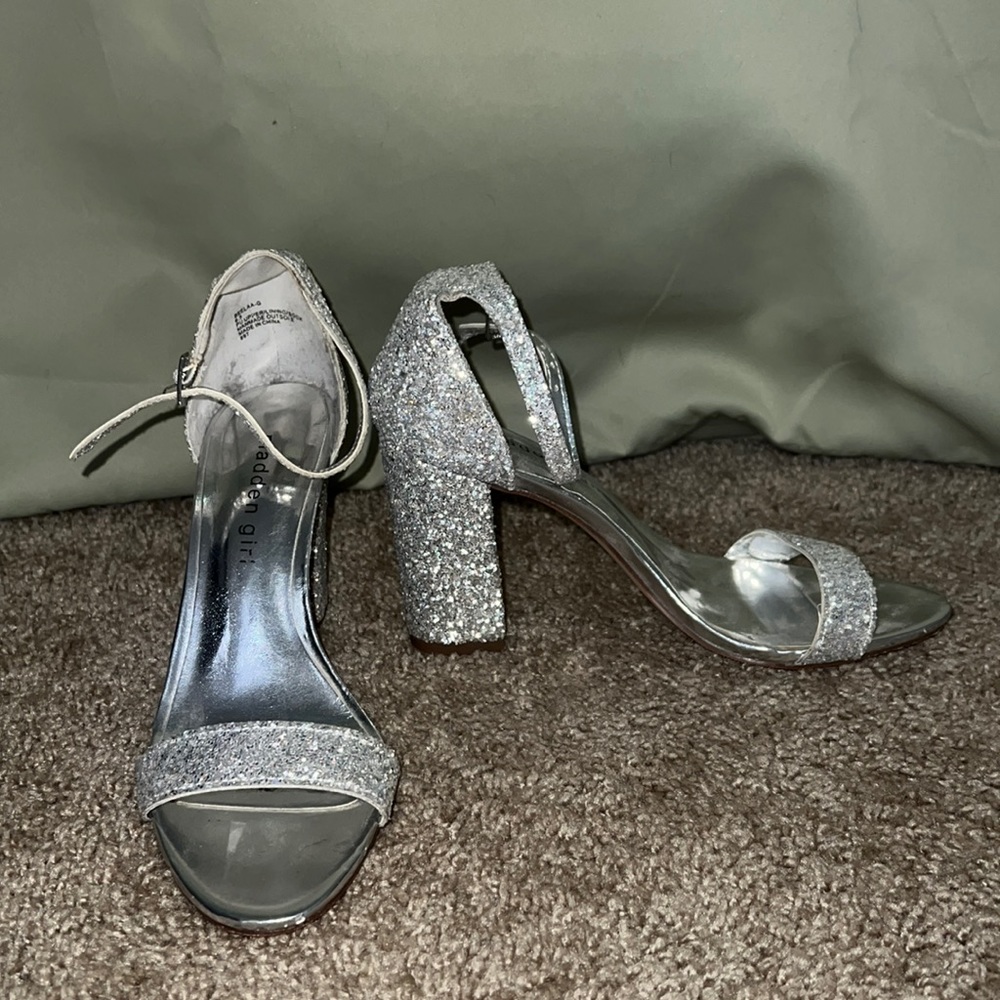 Madden Girl Bella Heeled rhinestone Sandal